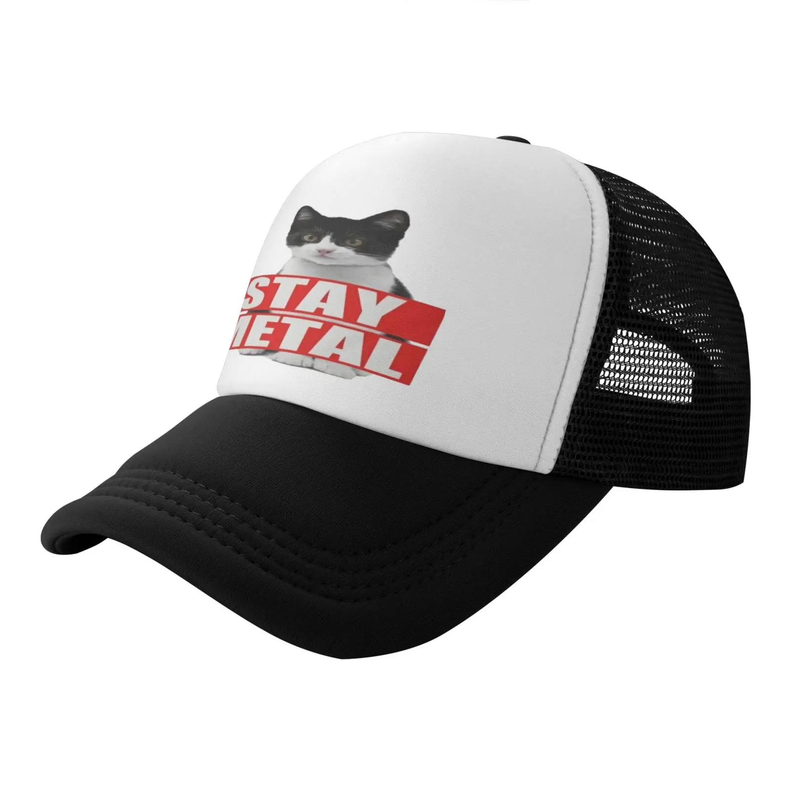 

Miss May I Stay Metal Cat Cap Men's Panama Hat Beanies For Men Knit Hat Cap For Men Cowboy Hats For Women Women's Baseball Cap
