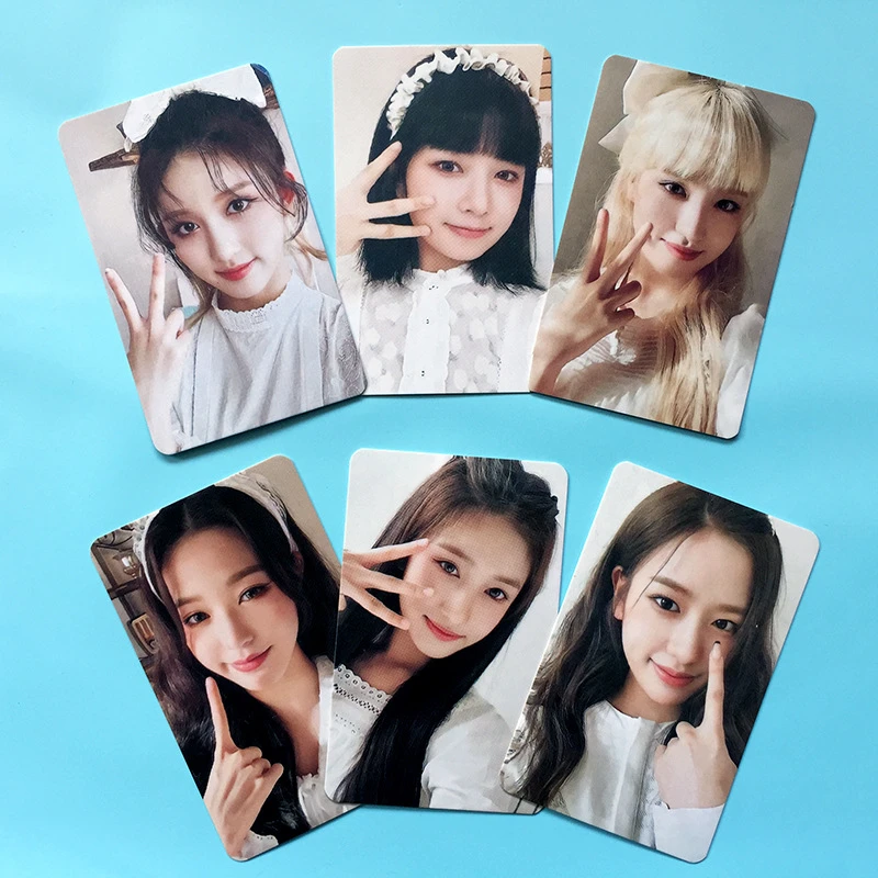 

6Pcs/Set KPOP IVE Photocards 2022 SEASON'S GREETINGS Postcard Yujin Gaeul Wonyoung Rei LIZ Leeseo Fans Collection LOMO Cards 92a
