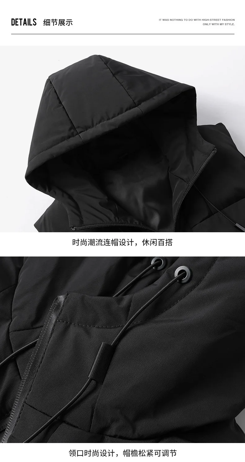 CARTELO Brand Cotton-Padded Bordados Big Siz Men's Vest Men Waistcoat Men Jacket Sleeveless Vest Winter Casual Slim Coa