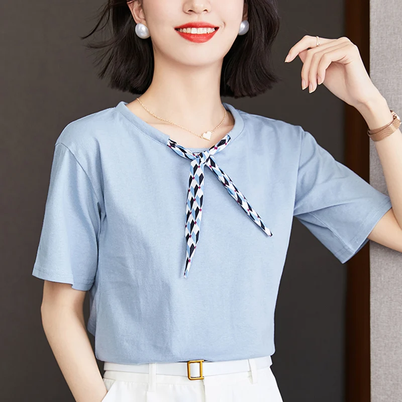 

Short Sleeve T-Shirt Women's New Summer 2021 GRAY22