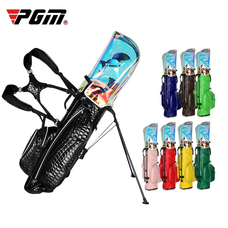 PGM Golf Bracket Bags Men Women PU Leather Light Weight Golf Clubs Bag Large Capacity with Cap Hand Bag Golf Clubs Accessories
