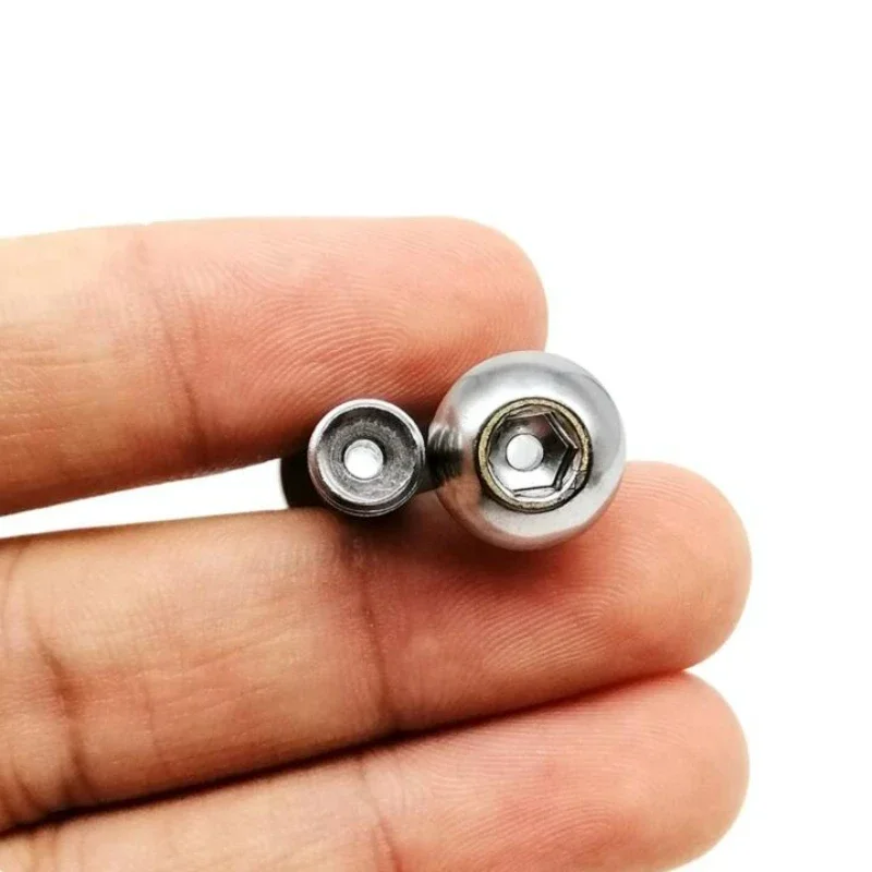 

JARBLUE Шестигранные полые винты с круглой головкой из нержавеющей стали 304, набор 10 шт.