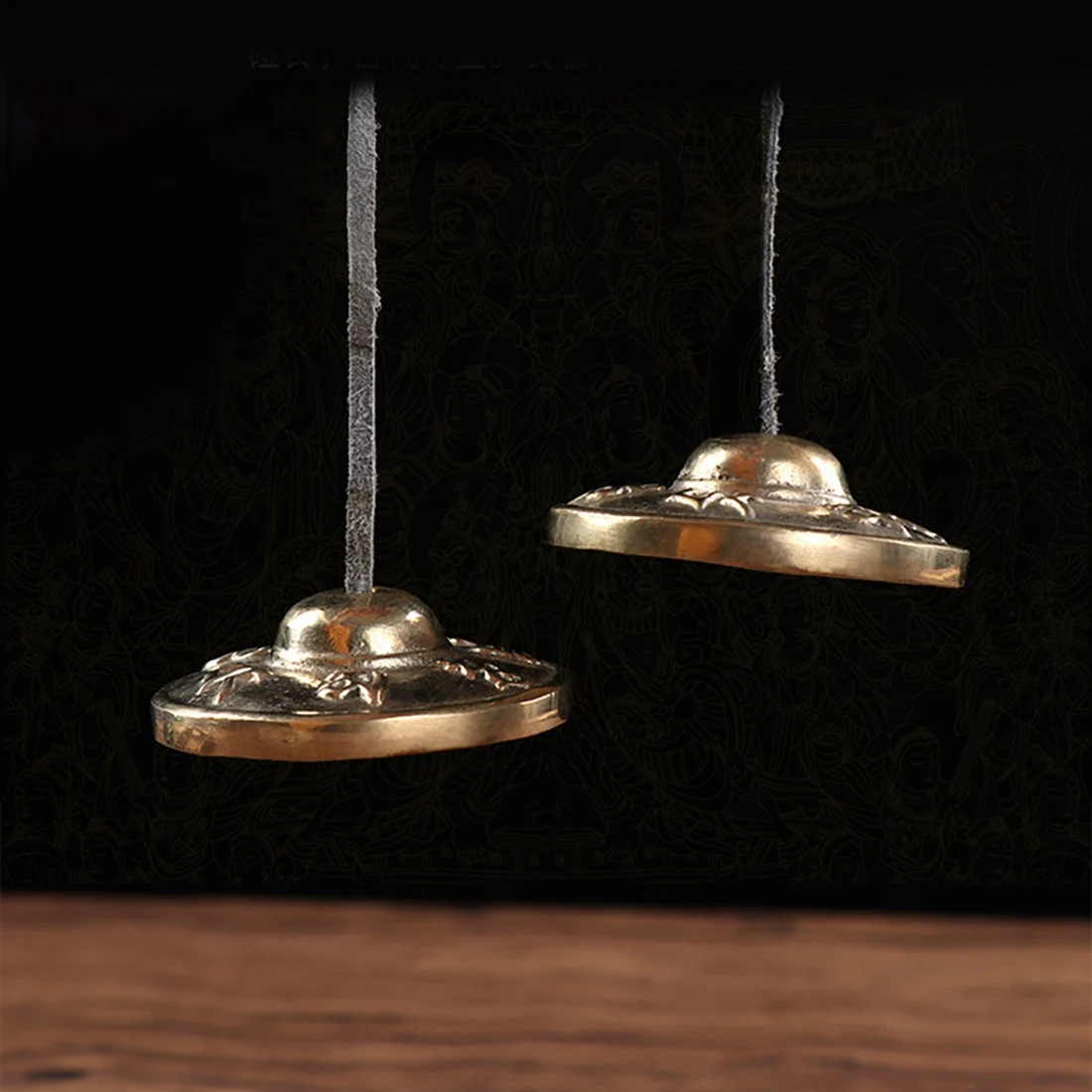 Тибетские тарелки Tingsha медитационные колокольчики 6 5 см для медитации и йоги