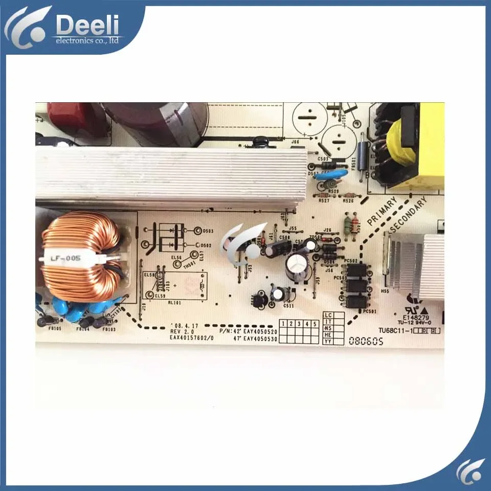 Хорошая рабочая плата питания 42LG50FR-TA EAY 4050520 ЭЙ 4050530 EAX 40157602 /0 LGP42-08H