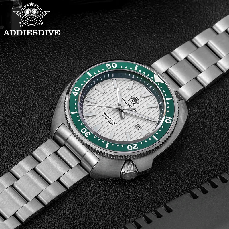 ADDIESDIVE Япония 2115, мужские часы с сапфировым стеклом, водонепроницаемые кварцевые часы из нержавеющей стали, керамический безель, супер светящиеся часы (art.: 3920d3744da85) - 3920d3744da85