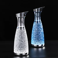 bar grade plastic water juice ice tea jug with lid 1000ml water pitcher drinkware creative transparent water bottle juice bottle