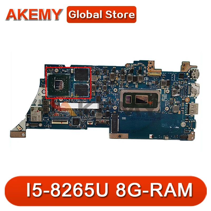 

UX333FN is suitable for ASUS ZenBook 13 UX333F UX333FN UX333 U3300F laptop motherboard with I5-8265U 8G-RAM 100% test OK