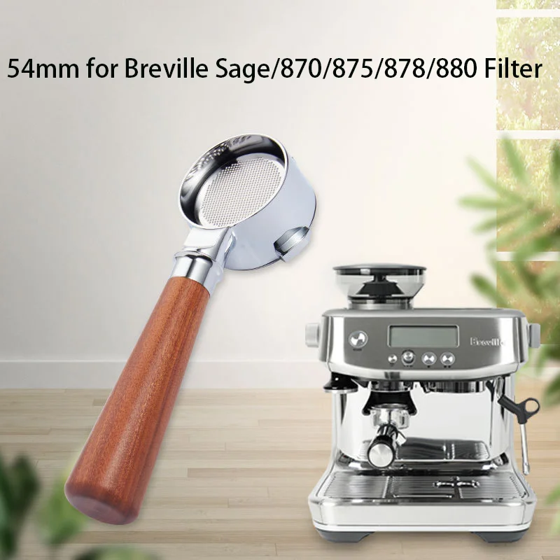 54 мм портативный фильтр для кофе без дна Breville шалфея/870/875/878/880 корзина сменный