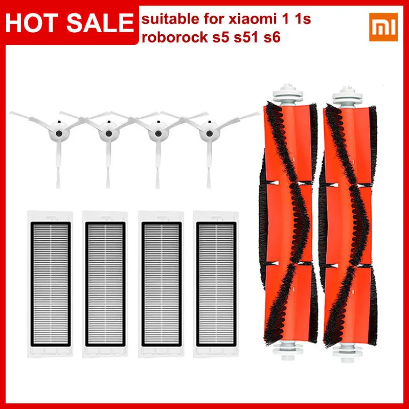 

Robot Vacuum Cleaner Accessories for Xiaomi Mi 1 1S Roborock S5 Max S50 Mijia Vacuum Cleaner Hepa Filter Main Brush Side Brush