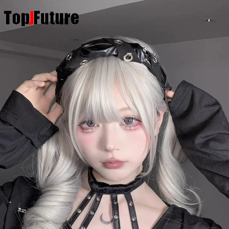 Повязка на голову Lolita Kawaii Y2k головной убор из субкультуры темный готический