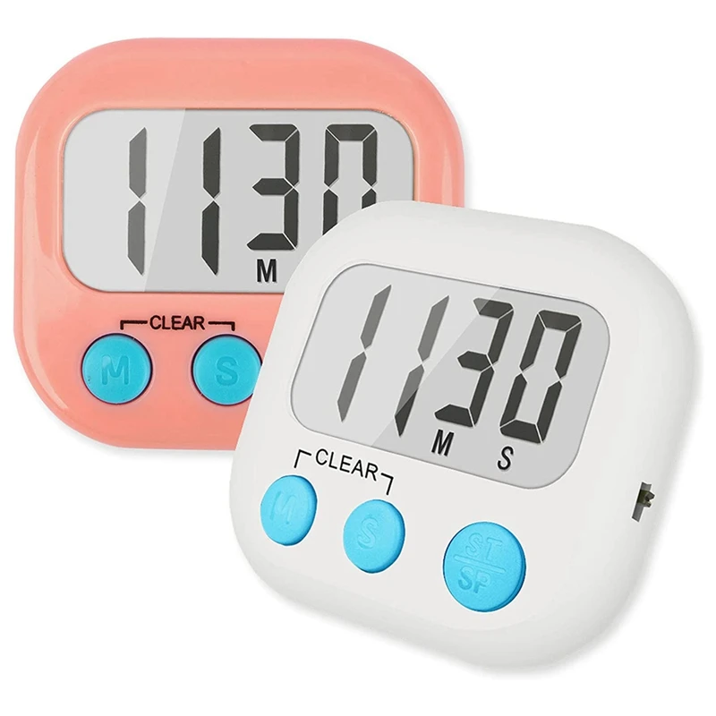 

2Pack Classroom Timers For Teachers Kids Digital Timer Pink White