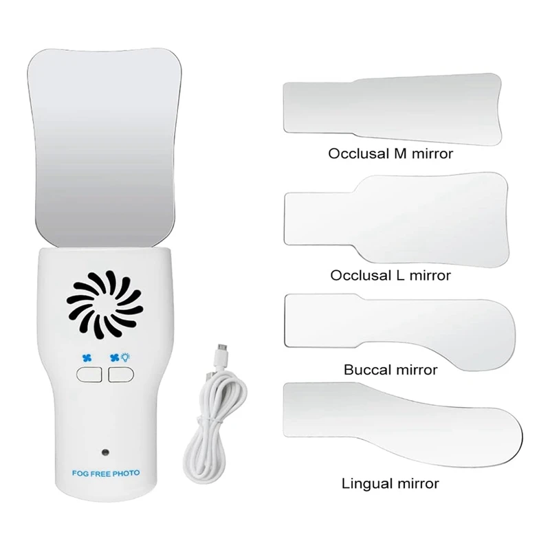 Набор противотуманных зеркал без тумана Интраоральная фотография зеркало из