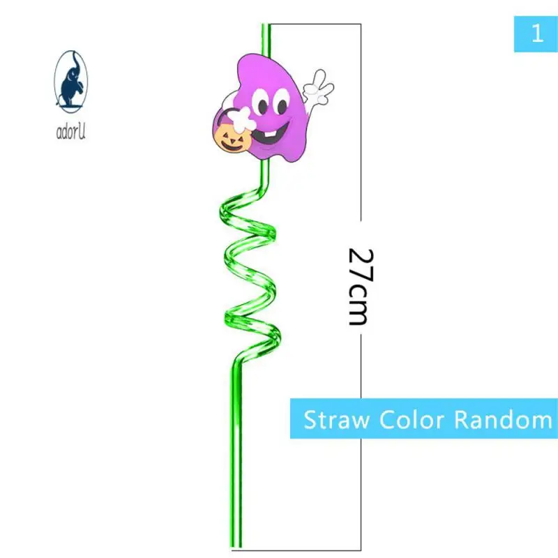 

Halloween Eye-catching Party Decoration Straws Suitable For Any Occasion Festive Unique Birthday Decorations Party Decoration