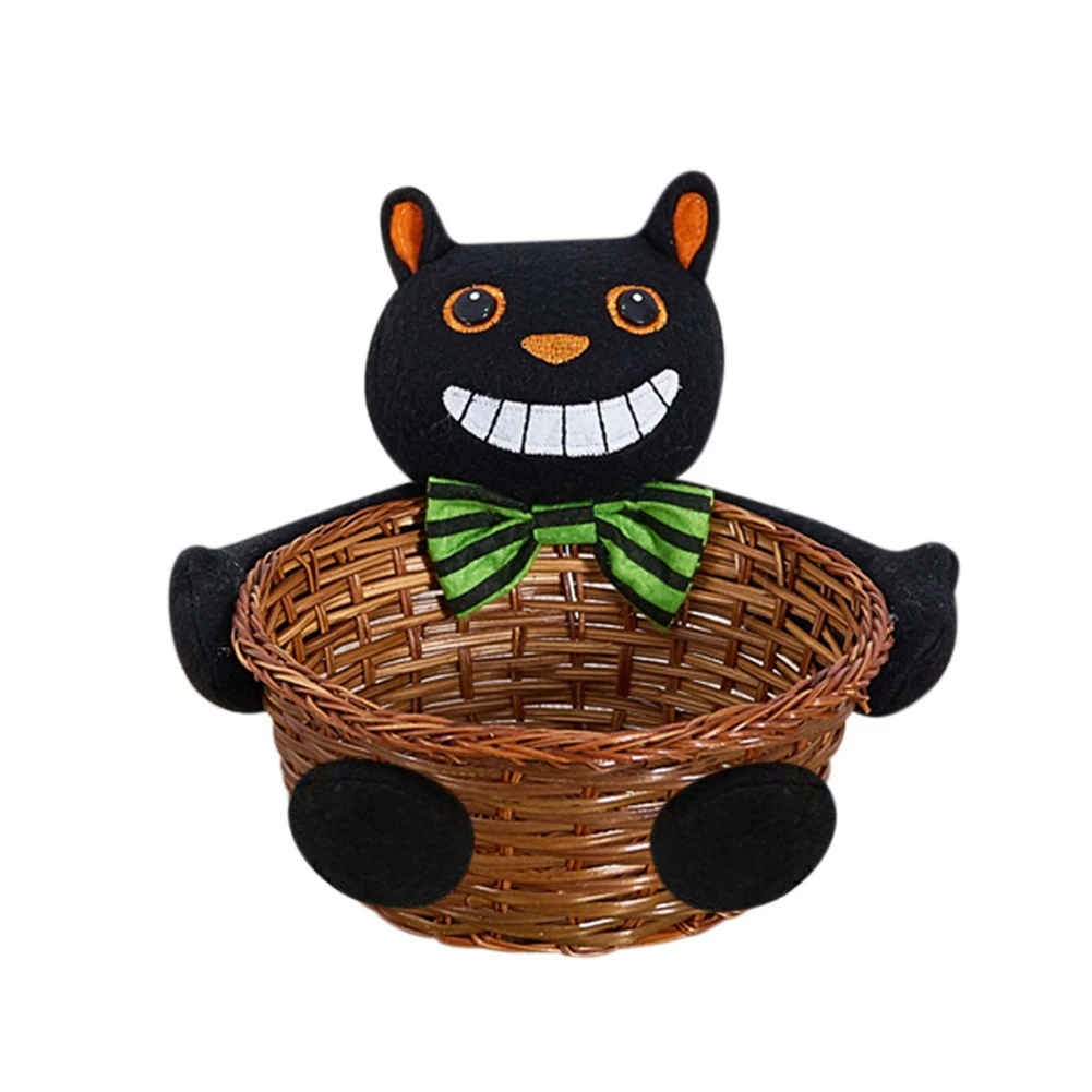 

Halloween Decoration Doll Fruit Plate Decoration Bar Decoration Candy Biscuit Water Fruit Basket,D
