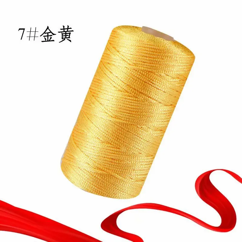 

1pcs 100g/ball Upgrade Nylon Rope Bright Silk Hollow Thread Knitted Hat Cup Bags Crocheted Shoes Trinkets Knitting