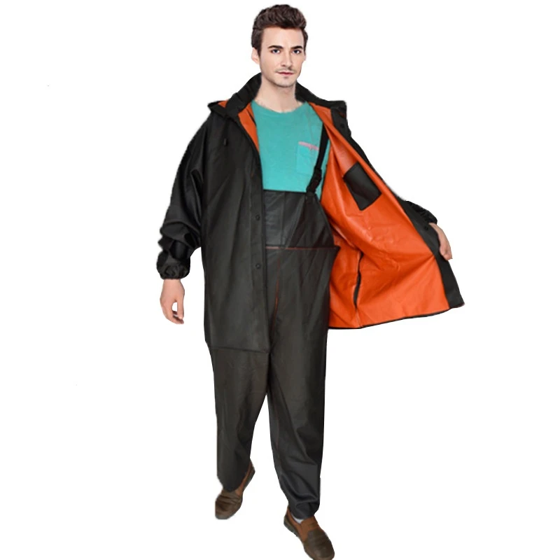overall outdoor raincoat jacket men waterproof motorcycle cycling raincoat fashion for fishing chubasquero home garden AB50YY
