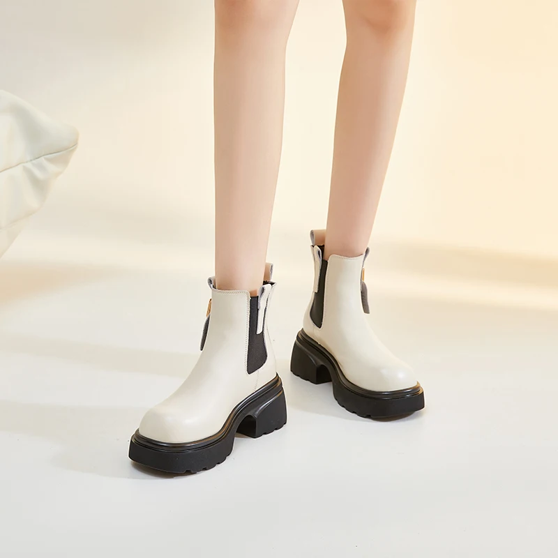 Рисунок 2 - Женские ботинки из натуральной кожи AIYUQI Marton