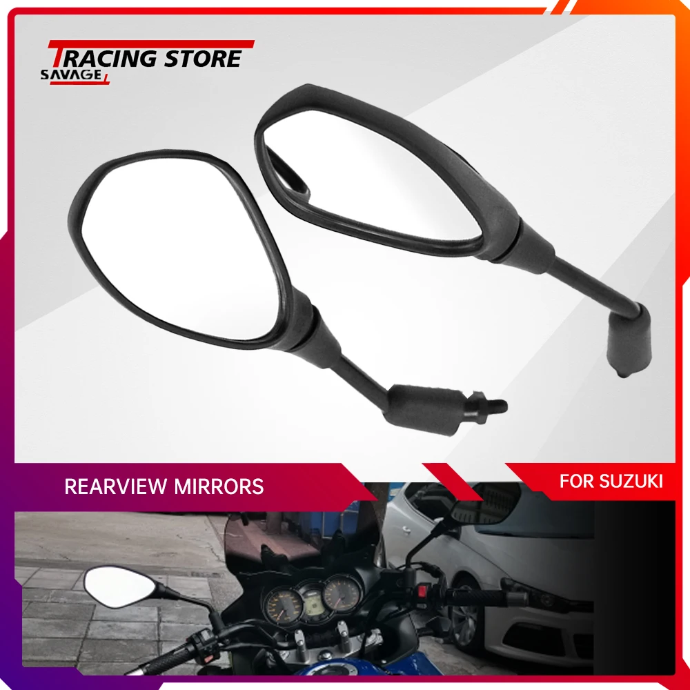 

Rearview Mirrors For SUZUKI GSXS 750 1000 DL250 DL650 DL1000 DL1050 VStrom XT-Strom GSR 400/600/750 GW250 Motorcycle Side Mirror