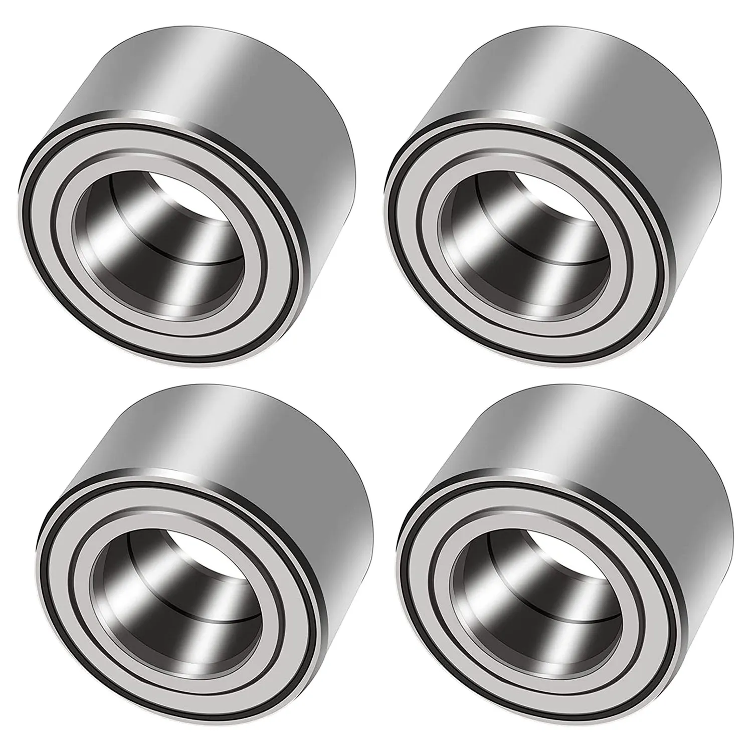 

Front Rear Wheel Bearings for Yamaha Grizzly 4X4 YFM 700 660 550 450 400 350 2003-2016 93305-00602 / 93305-00601 (4