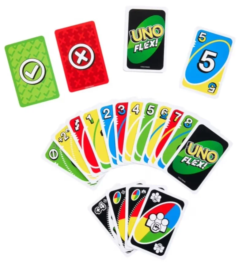 Фото Карточная игра UNO Flex, командная игра, игра на смелость, настольные игры для вечеринок. №5