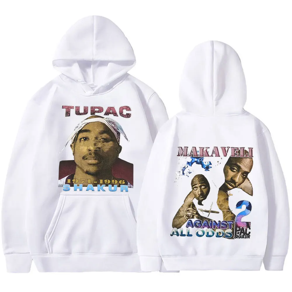 Рэпер Тупак 2pac толстовки для мужчин и женщин модные хип-хоп винтажные с капюшоном