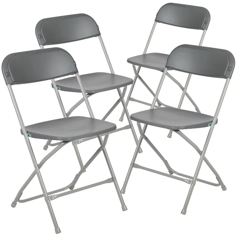 

Flash Furniture Series Plastic Folding Chair - 4 Pack 650LB Weight Capacity Comfortable Event Chair-Lightweight Folding Chair