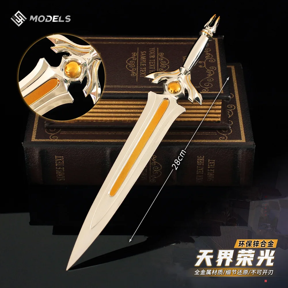 28 см доблестное оружие для ближнего боя привязанные восприятия меч процветание