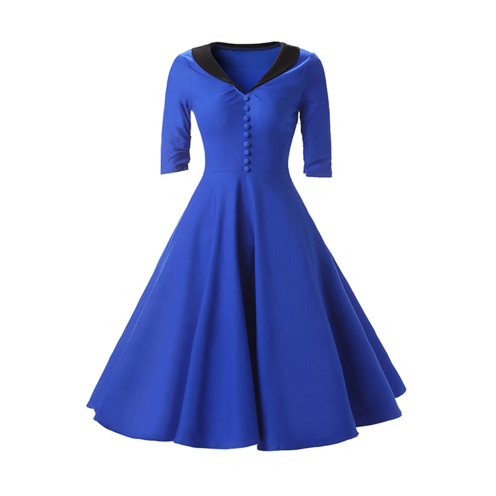 

Midi Dresses Polyester Solid Slim Outdoor Woman Striped Midi Dress