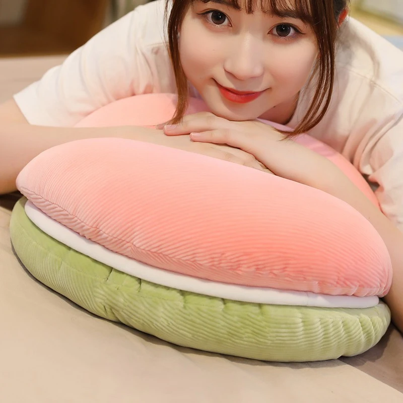 

Новинка 2022 г., милая плюшевая подушка в виде торта в виде макарона, рождественский подарок для девочек, детские игрушки, украшение для дома н...