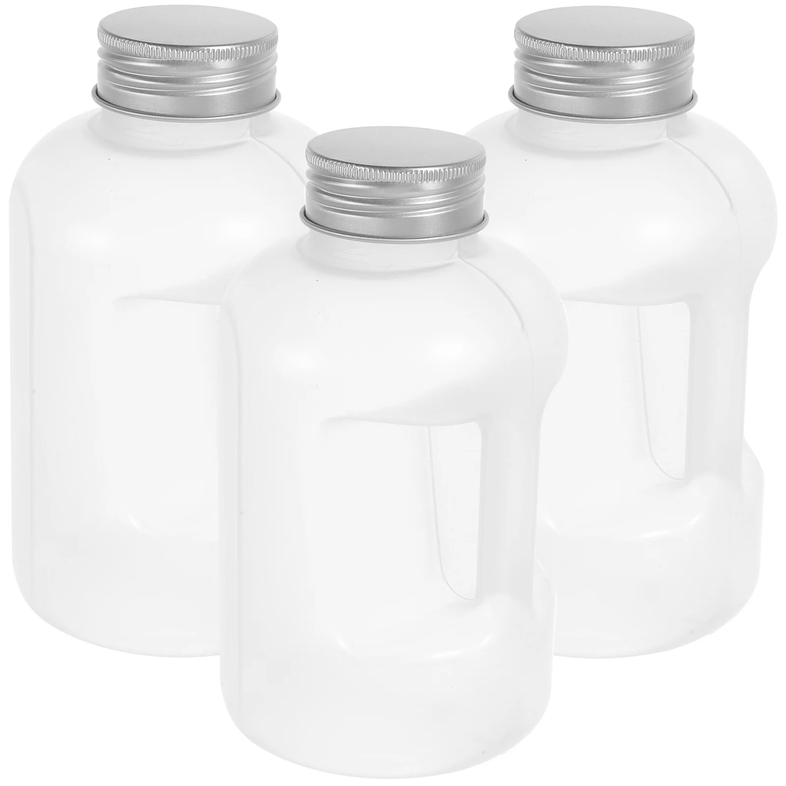 

Juice Bottle Clear Milk Carton Reusable Water Bottles Fridge Storage Containers Tea Bucket Jugs