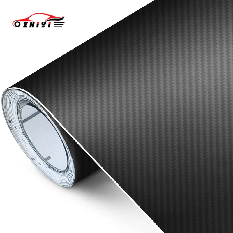 

127x30CM 3D Carbon Fiber Car Stickers For Motorcycle Auto Styling Accessories Decorative Protection Stickers DIY Vinyl Decal