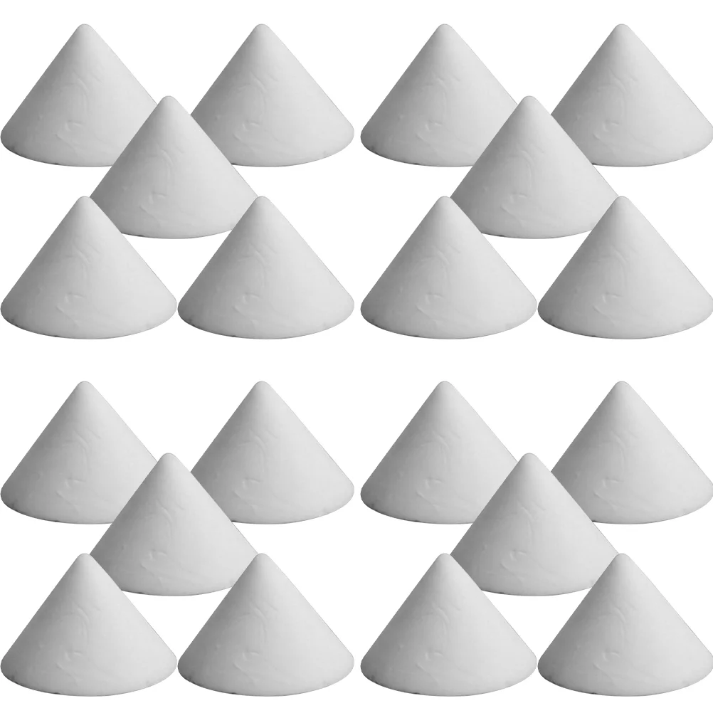 

20 Pcs Glass Holder Kiln Accessories Pottery Tool Furniture Sculpting Ceramics White Aluminum Oxide