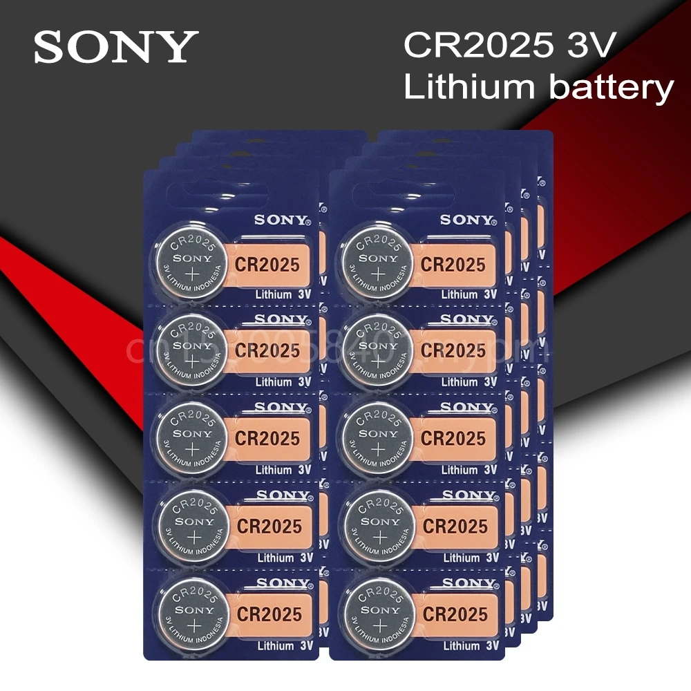 

Оригинальные Литиевые Батарейки SONY Cr2025, 3 в, для шкалы веса