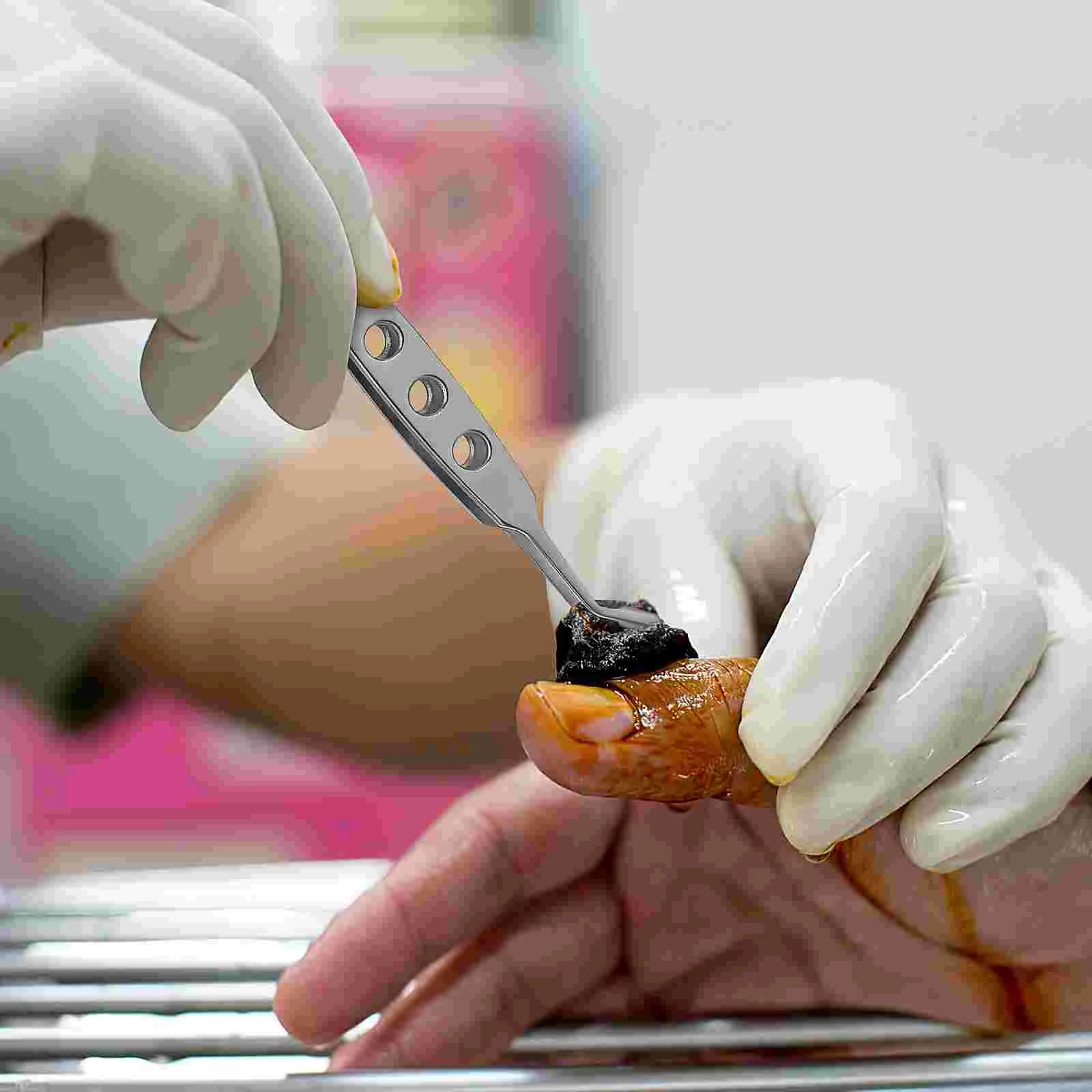 Жидкие паровые щипцы для массажа мейбомии инструменты инъекций нержавеющая