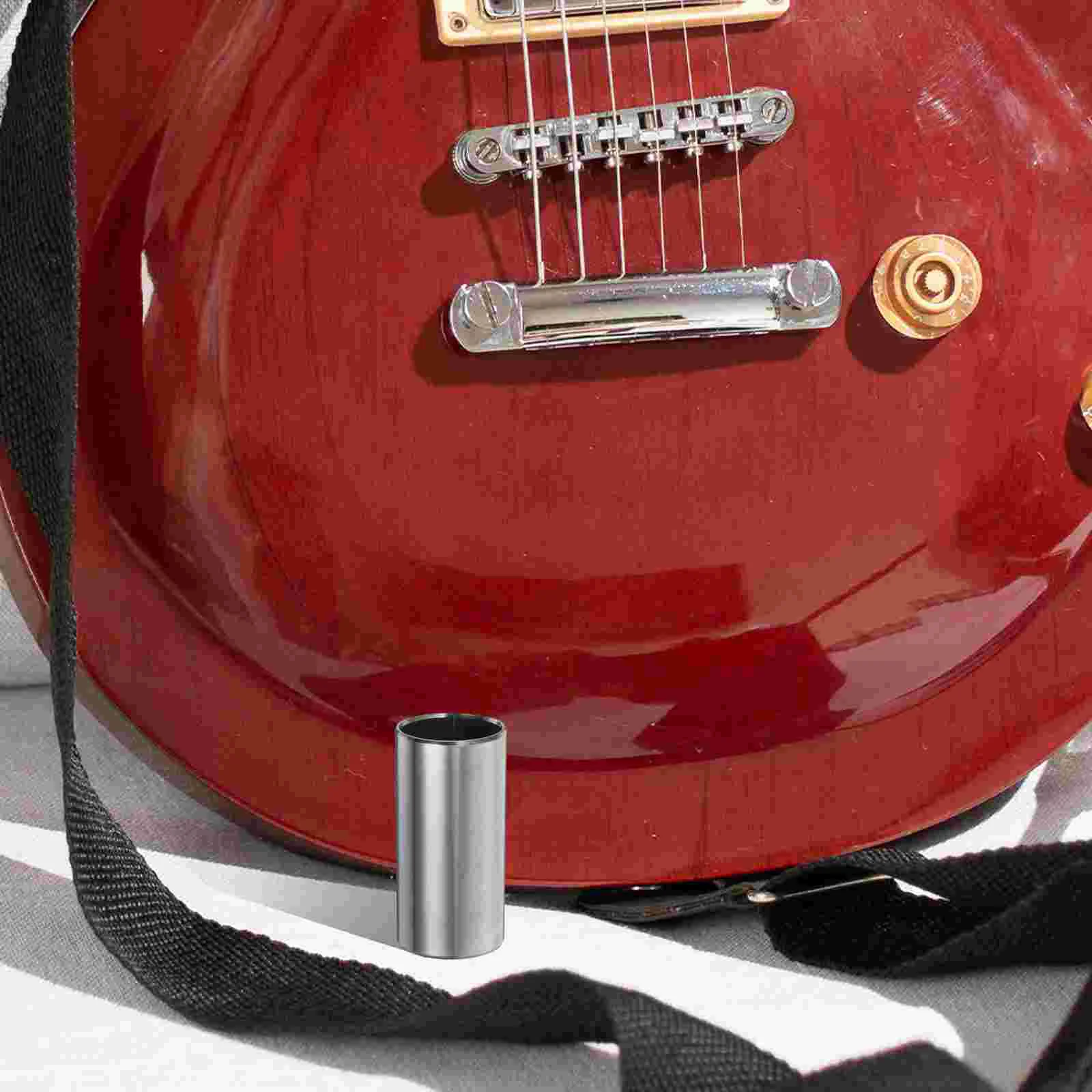 2 шт. гитара трубка для пальцев слайд аксессуары бас-гитары кольцо из нержавеющей