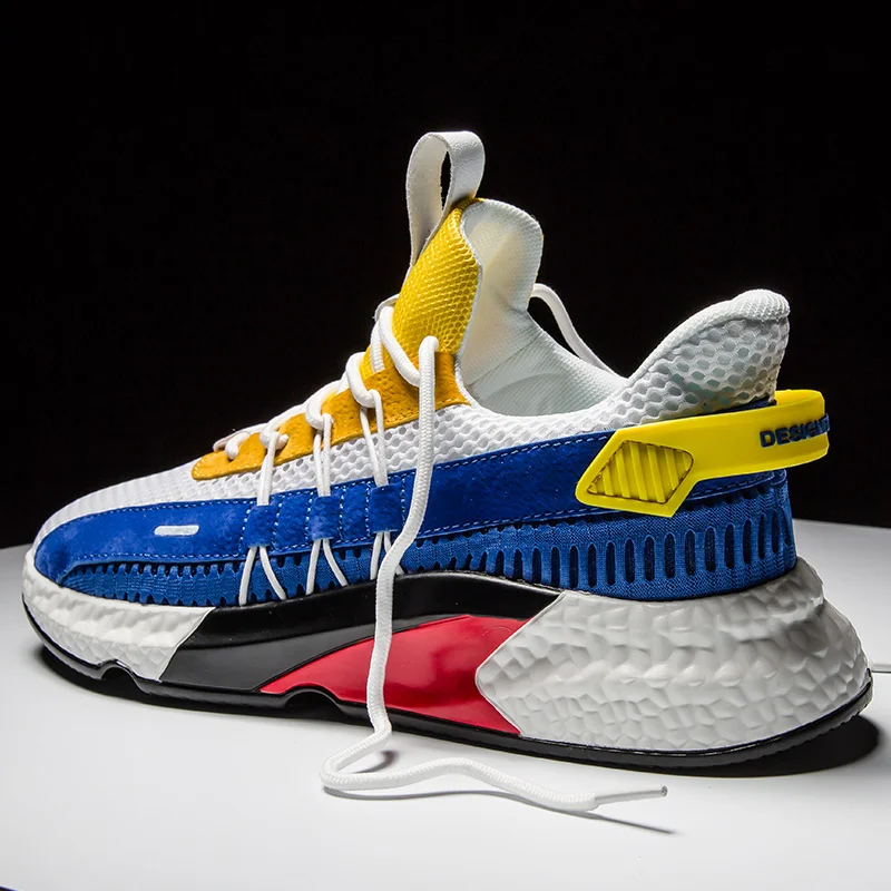 

Men Sneakers Air Mesh Lightweight Tenis Masculino Breathable Non-Slip Men Off White Sneakers Indoor Training Women Gym Footwear