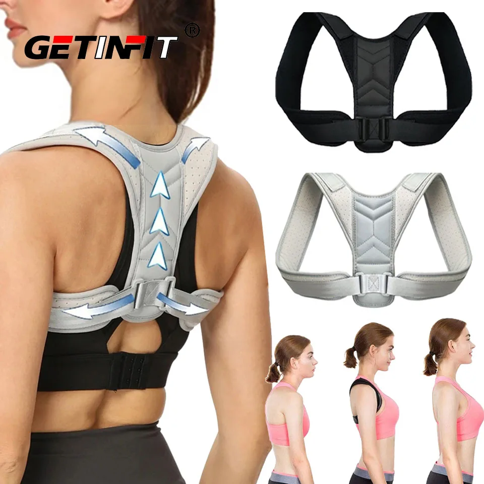 

Postura Shoulder Support Adjustable Back Posture Corrector Neck Brace Correction Belt Training Equipment Home Office Man Woman