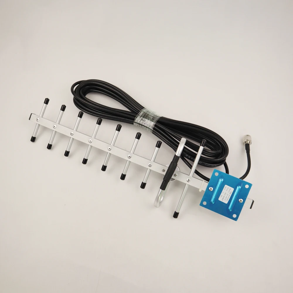 ZQTMAX Communication yagi antenna for gsm mobile signal booster cdma repeater 824 - 960MHz frequency with cable