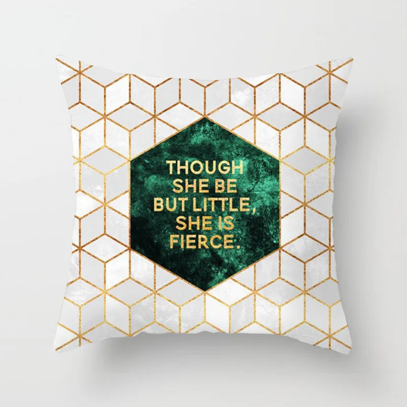 Наволочка Monstera в скандинавском стиле Тропическое дерево зеленая подушка чехол