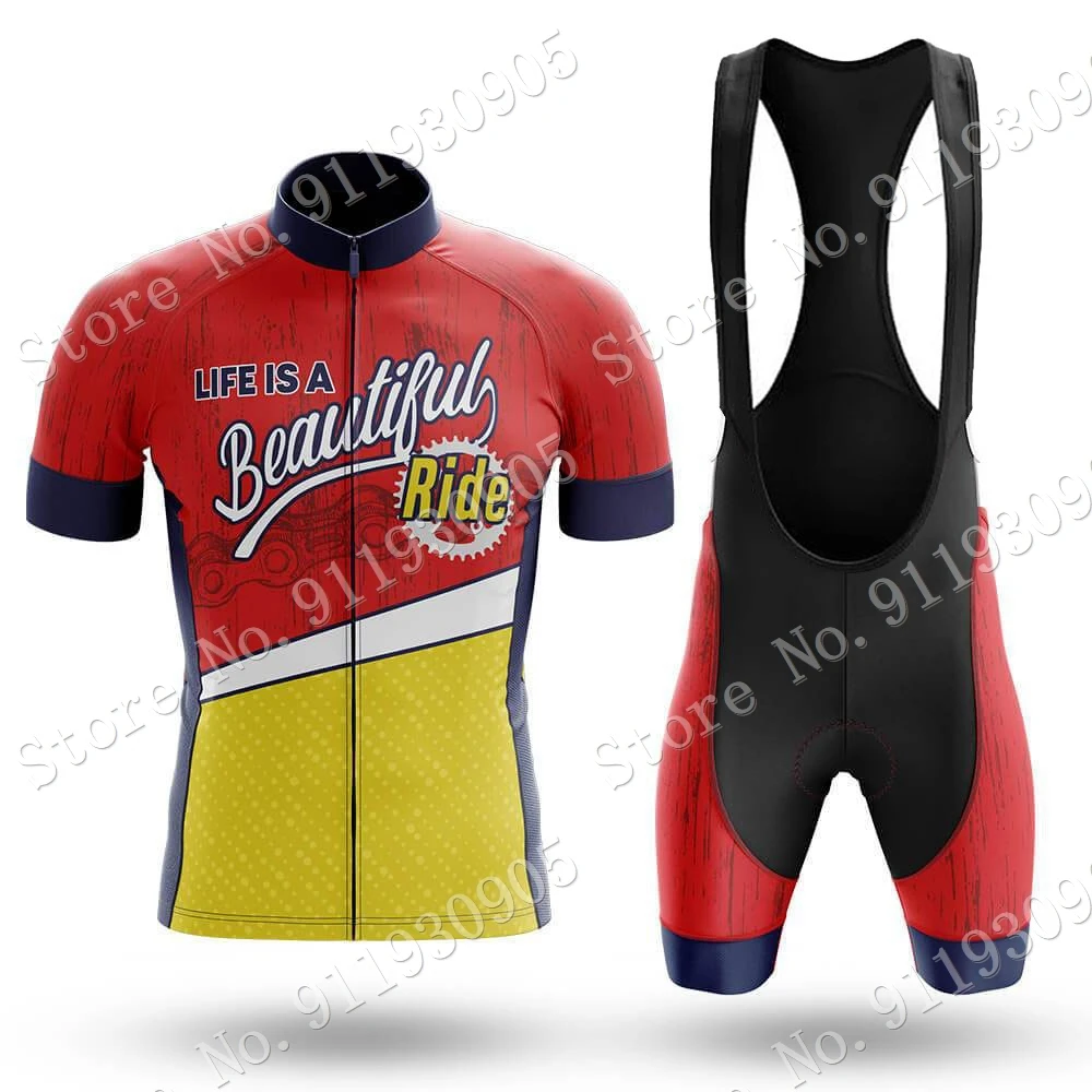 

Красно-желтый комплект из Джерси для велоспорта 2022, летний велосипедный костюм, рубашка для дорожного велосипеда, велосипедные шорты, одежда для горного велосипеда, Майо