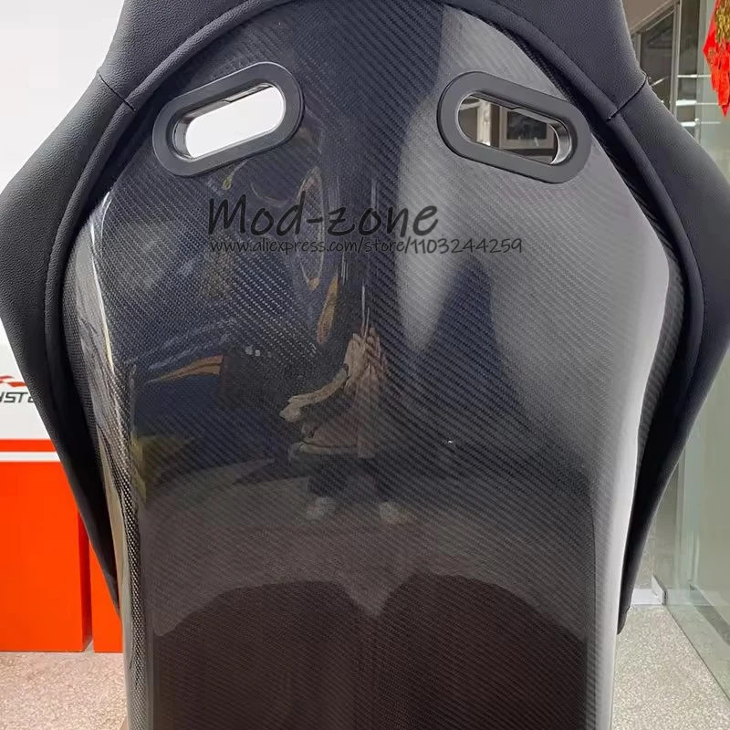 Легкое сиденье Monster из углеродного волокна стекловолокна искусственной кожи