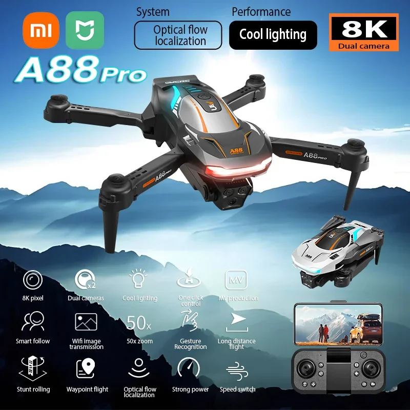 XIAOMI MIJIA A88 Дрон 8k Профессиональная 8K HD камера 5GWifi Предотвращение препятствий