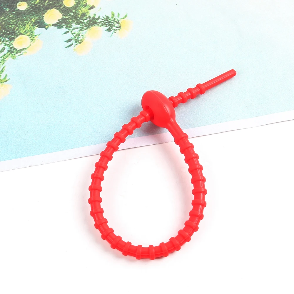 

5 шт. силиконовые кабельные стяжки