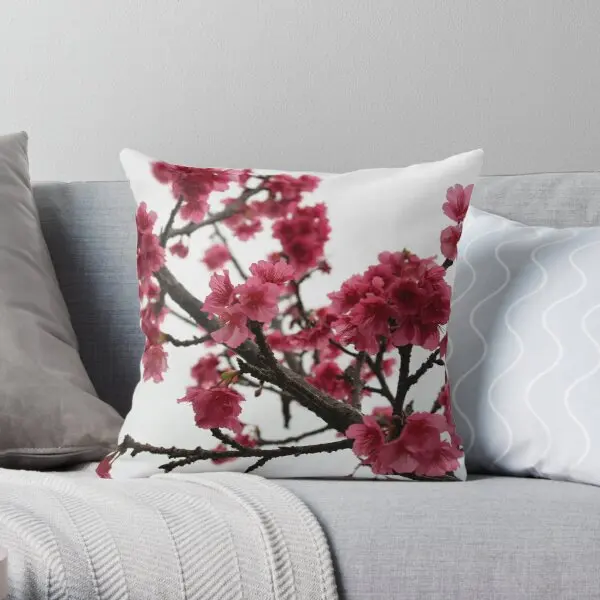 

Okinawan Cherry Blossom Printing Throw Pillow Cover Cushion Hotel Bed Decor Car Anime Wedding Bedroom Throw Pillows not include