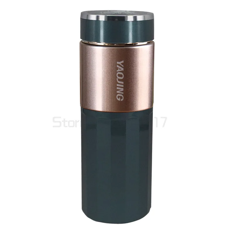 

400 мл деловая белая фарфоровая интерьерная изоляционная чашка, Портативный Модный вакуумный термос большой емкости