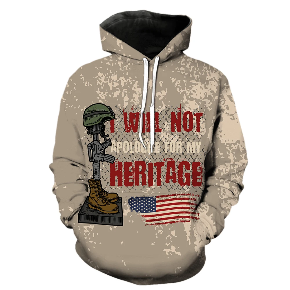 Свитшот унисекс на заказ худи с рисунком летающего мультяшного аниме и флага США