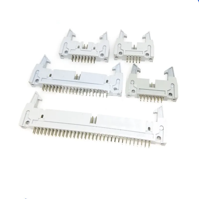 

Прямая изогнутая Пряжка DC2 с шагом 2,54 мм, плоский фоторазъем 10/14/16/20/26/30/34/40/50/60/64Pin, серая, белая