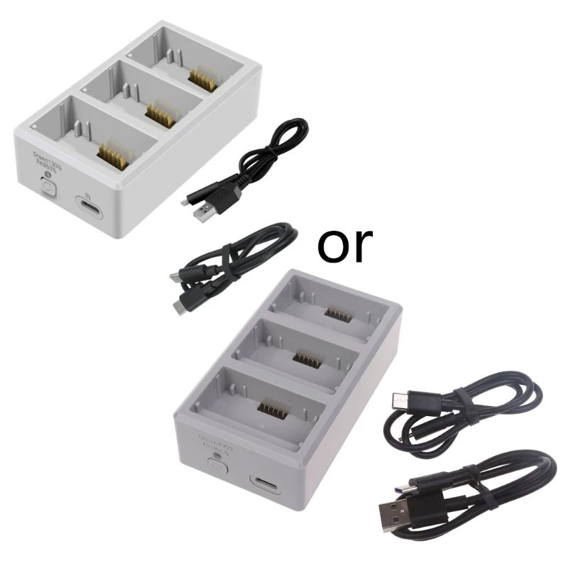 

2023 New Fast Charging Hub Battery Charging Hub for Mini 3 Flight Fast with Built-in LED Battery