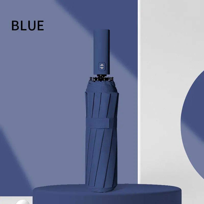 

12 Ribs Strong Umbrella Enlarge 108cm Diameter Automatic UV Parasol Wind And Rain Resistance Bumbershoot