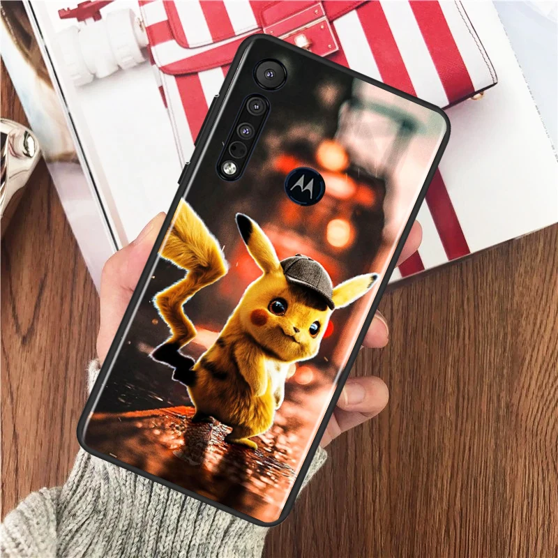 hot the pokemon pikachu for motorola moto g g60 g60s g50 g40 g9 g10 e7i e6s power edge 20 e20 2021 x3 s pro phone case free global shipping
